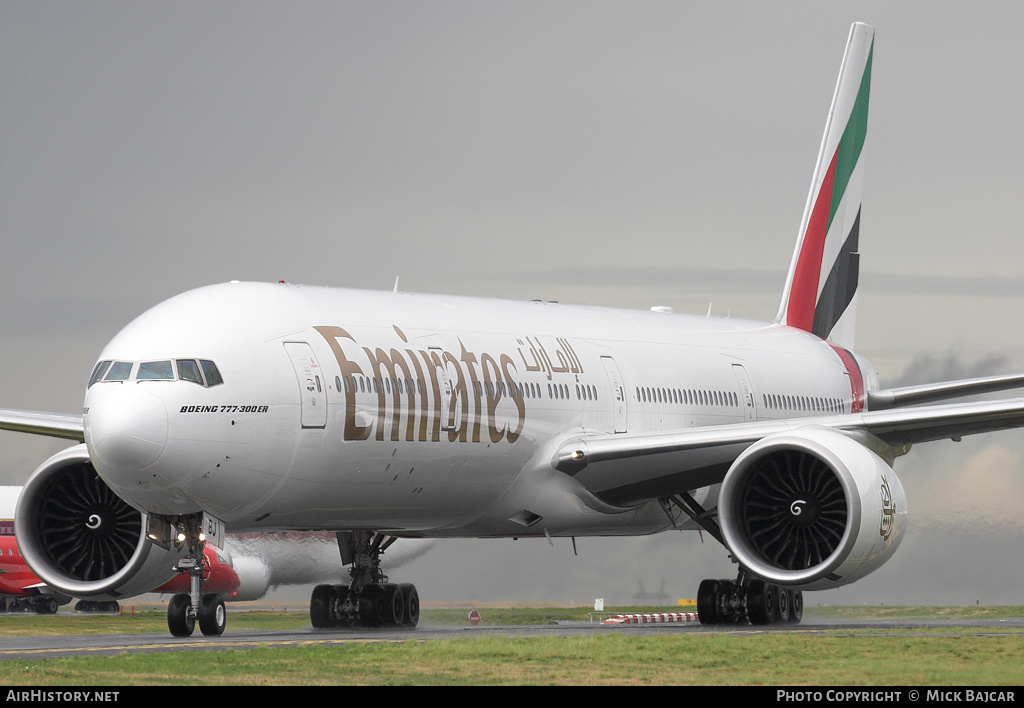 Aircraft Photo of A6-EBJ | Boeing 777-36N/ER | Emirates | AirHistory.net #32129