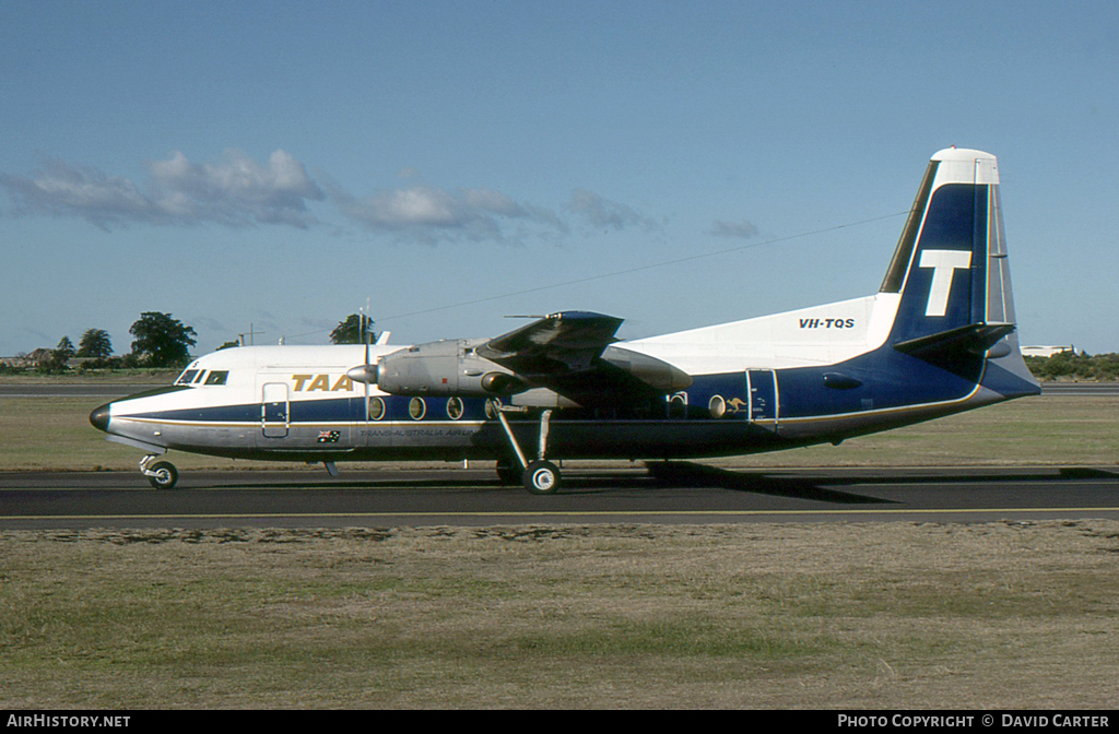 Aircraft Photo of VH-TQS | Fokker F27-600QC Friendship | Trans-Australia Airlines - TAA | AirHistory.net #32147