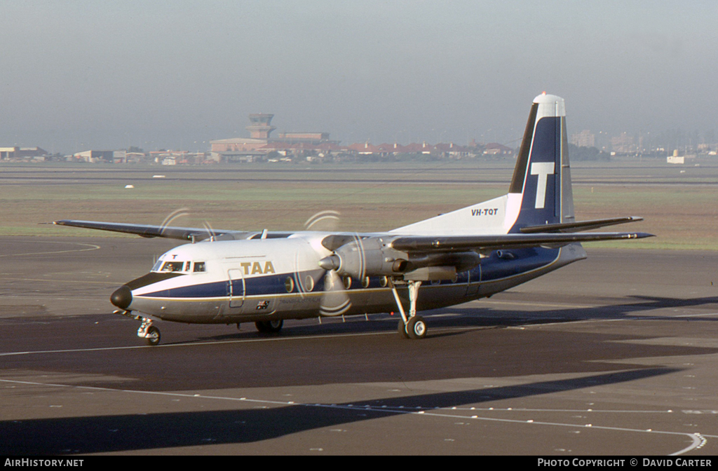 Aircraft Photo of VH-TQT | Fokker F27-600QC Friendship | Trans-Australia Airlines - TAA | AirHistory.net #32148