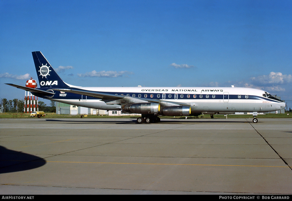 Aircraft Photo of N821F | Douglas DC-8-21 | Overseas National Airways - ONA | AirHistory.net #32150