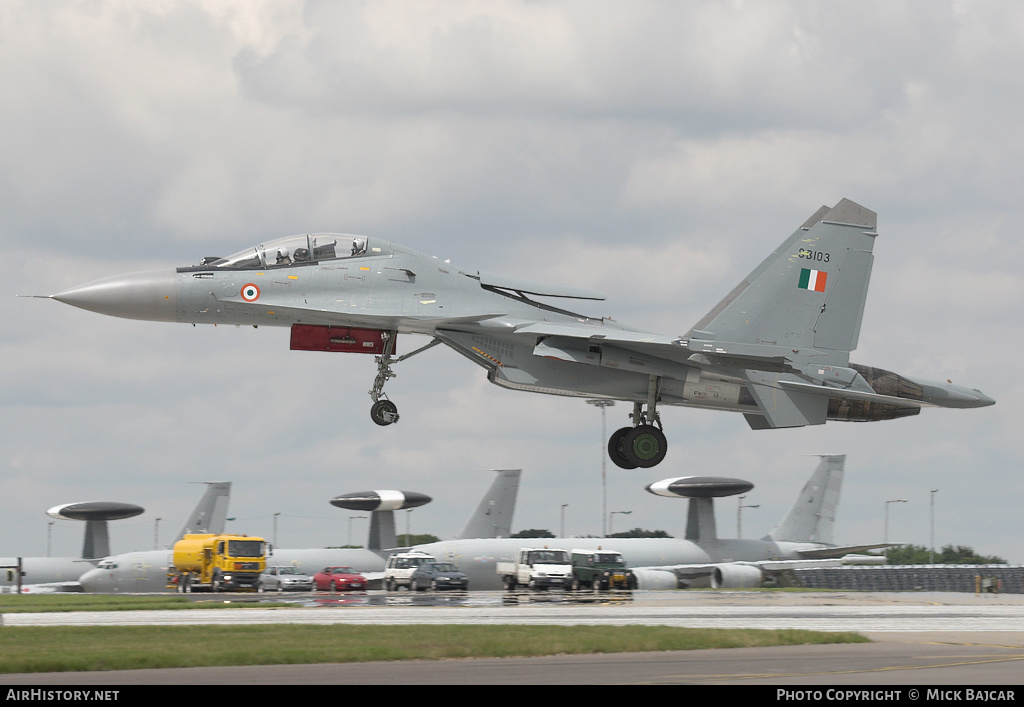 Aircraft Photo of SB103 | Sukhoi Su-30MKI-3 | India - Air Force | AirHistory.net #32153