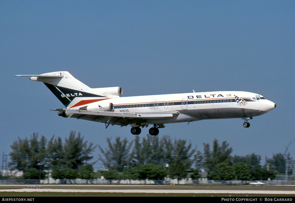 Aircraft Photo of N1636 | Boeing 727-95 | Delta Air Lines | AirHistory.net #32174
