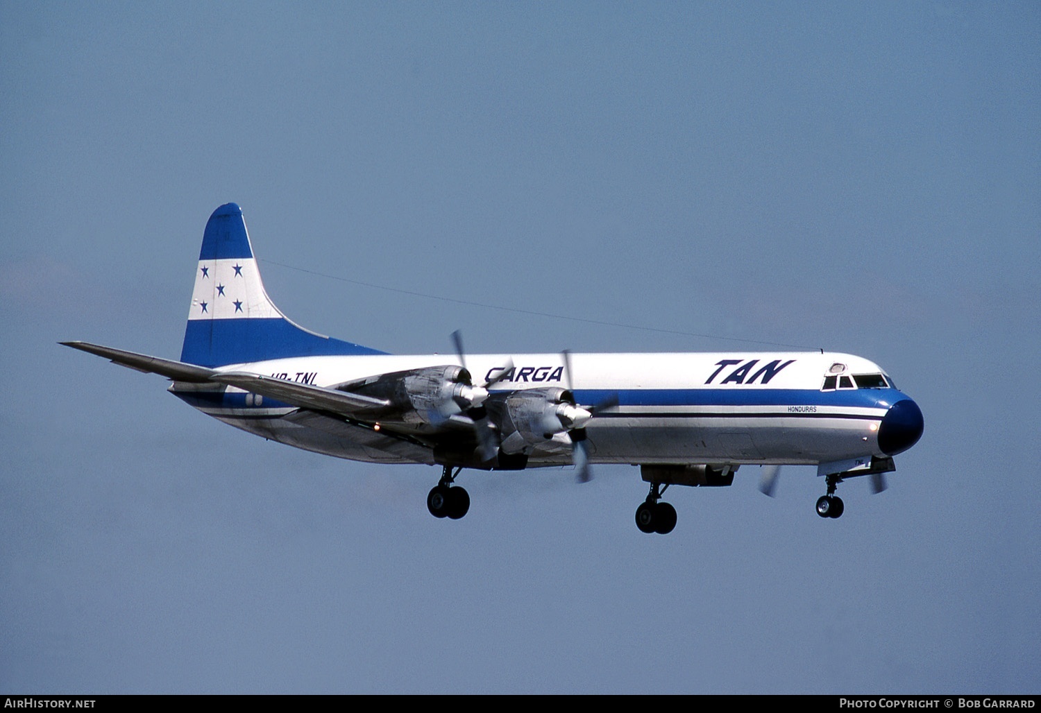 Aircraft Photo of HR-TNL | Lockheed L-188C(F) Electra | TAN Carga - Transportes Aereos Nacionales | AirHistory.net #32249