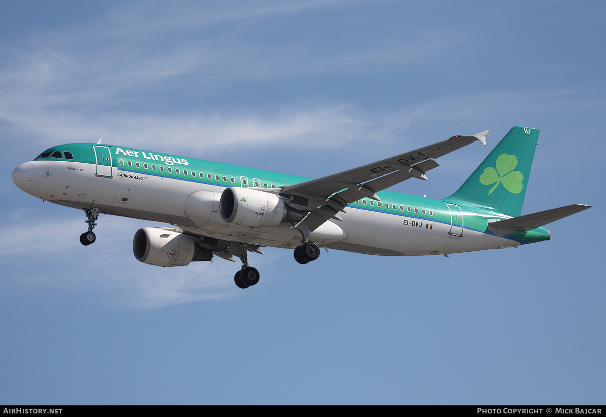 Aircraft Photo of EI-DVJ | Airbus A320-214 | Aer Lingus | AirHistory.net #32253