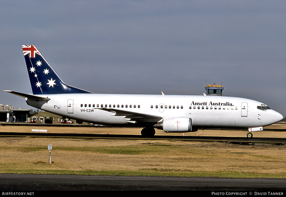 Aircraft Photo of VH-CZW | Boeing 737-33A | Ansett Australia | AirHistory.net #32264