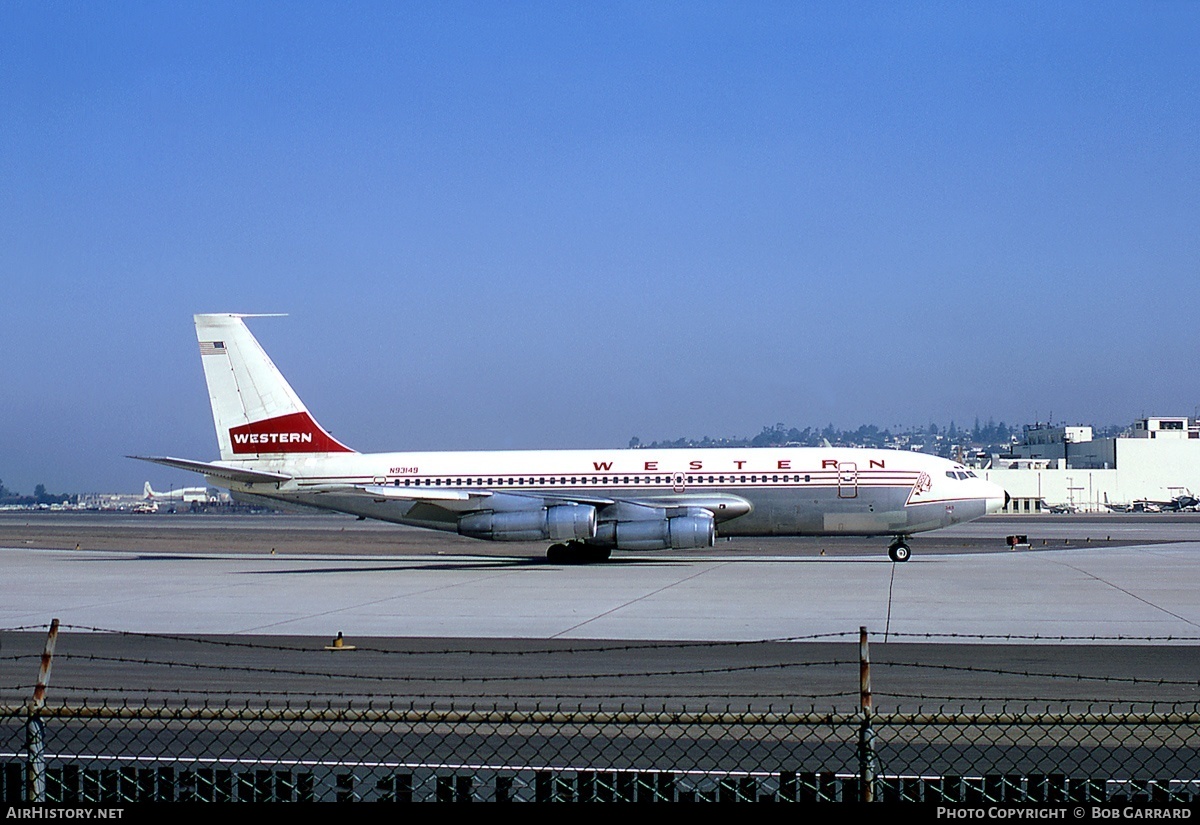 Aircraft Photo of N93149 | Boeing 720-047B | Western Airlines | AirHistory.net #32300