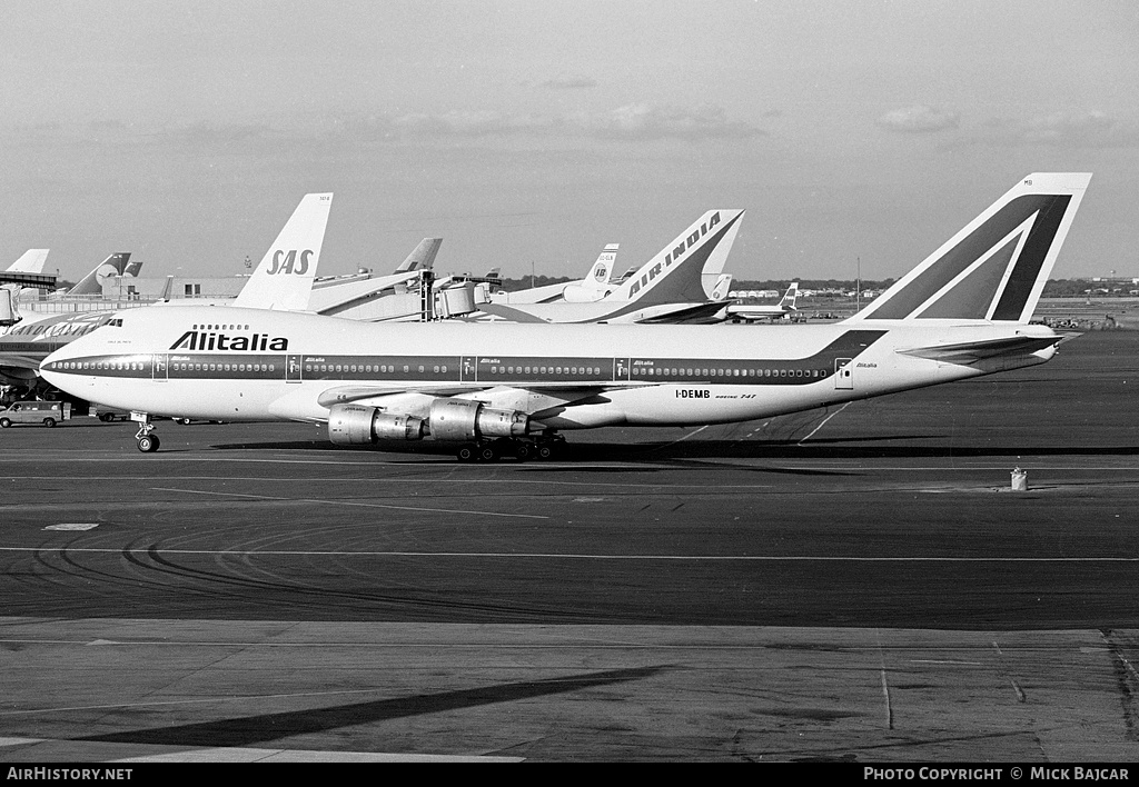 Aircraft Photo of I-DEMB | Boeing 747-243B | Alitalia | AirHistory.net #32321