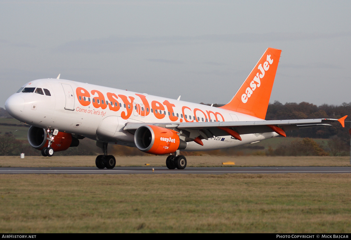 Aircraft Photo of G-EZIX | Airbus A319-111 | EasyJet | AirHistory.net #32325