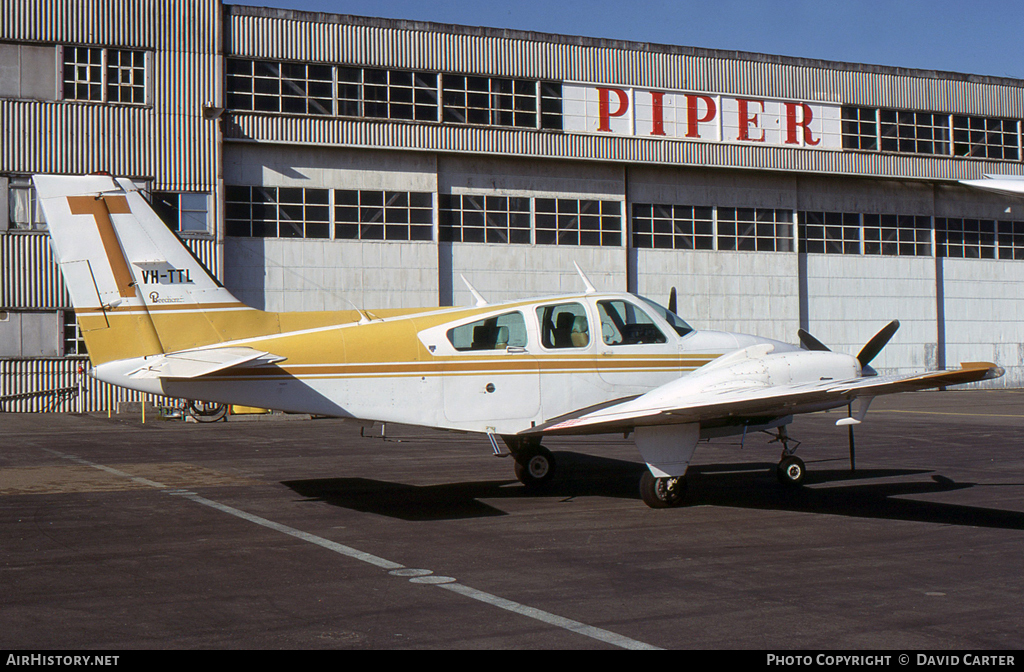 Aircraft Photo of VH-TTL | Beech E55 Baron | Trans West Airlines | AirHistory.net #32330