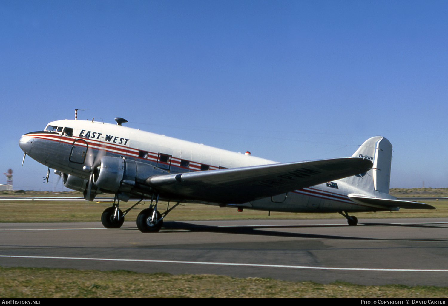 Aircraft Photo of VH-PWN | Douglas DC-3(C) | East-West Airlines | AirHistory.net #32342