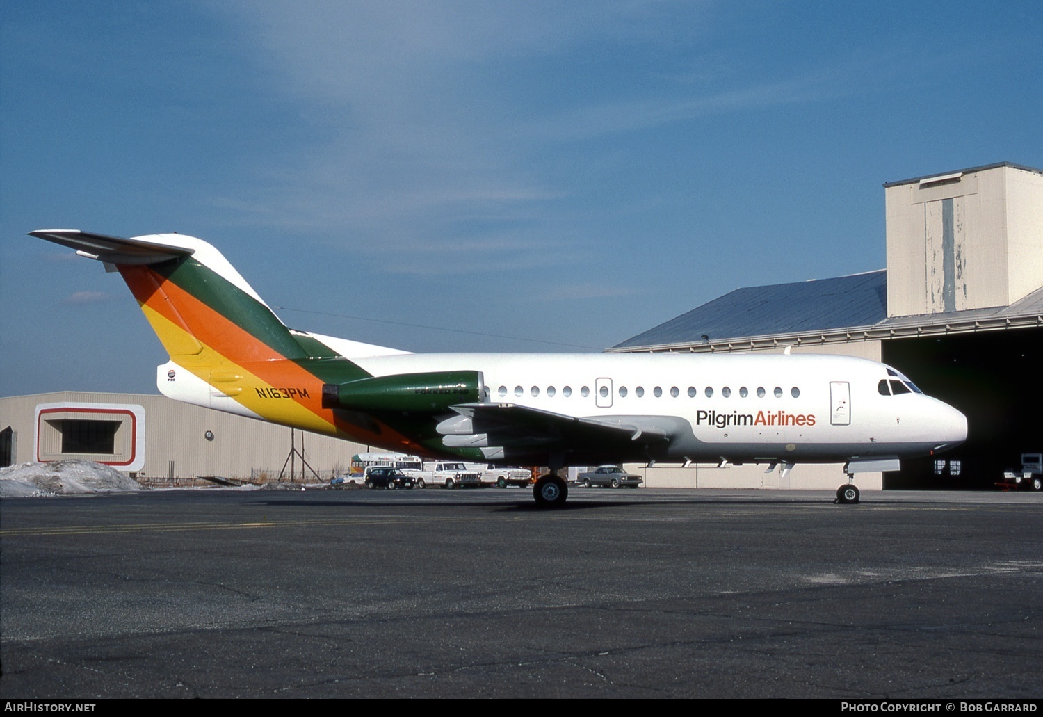 Aircraft Photo of N163PM | Fokker F28-3000 Fellowship | Pilgrim Airlines | AirHistory.net #32351