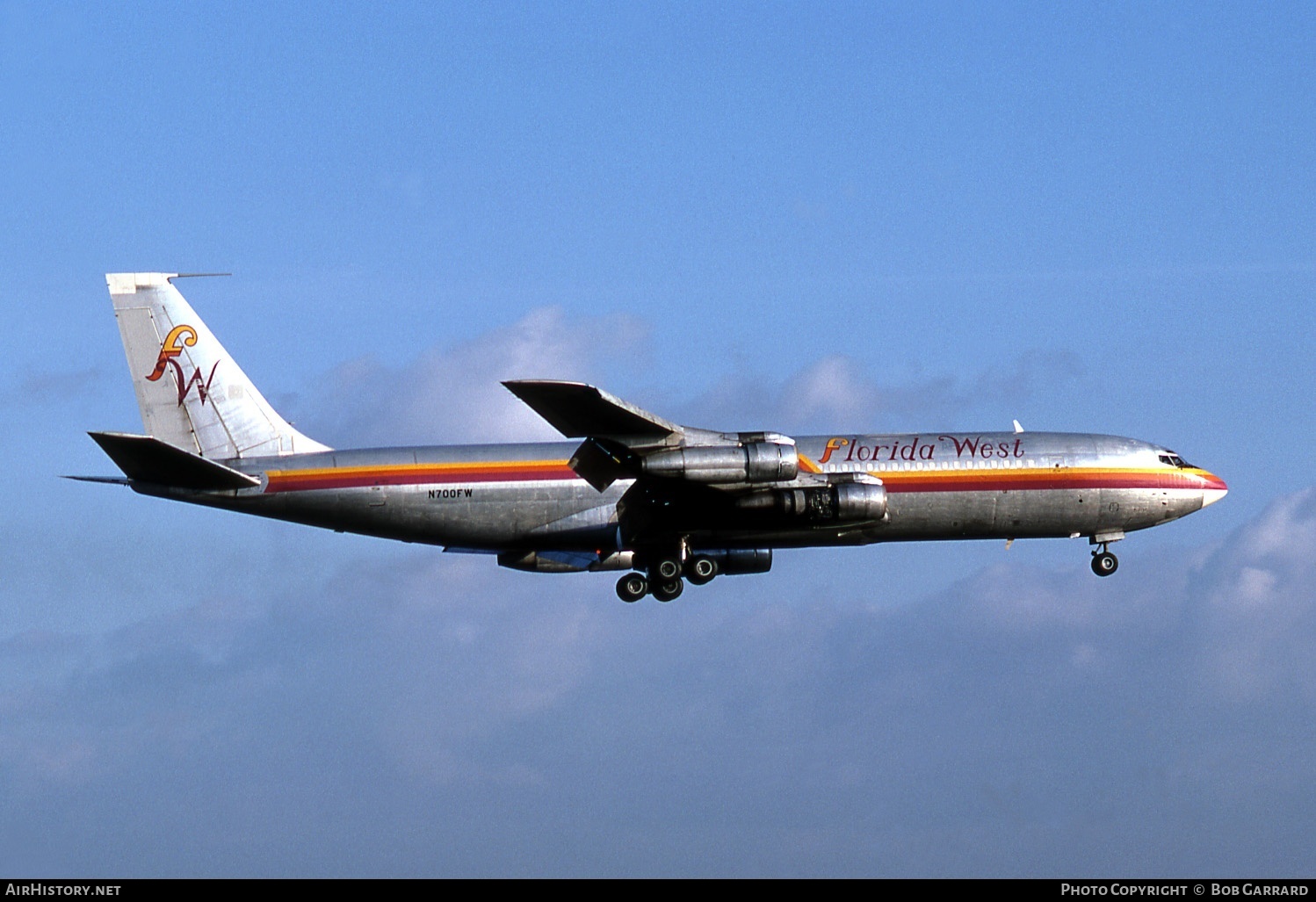 Aircraft Photo of N700FW | Boeing 707-331C | Florida West Airlines | AirHistory.net #32413