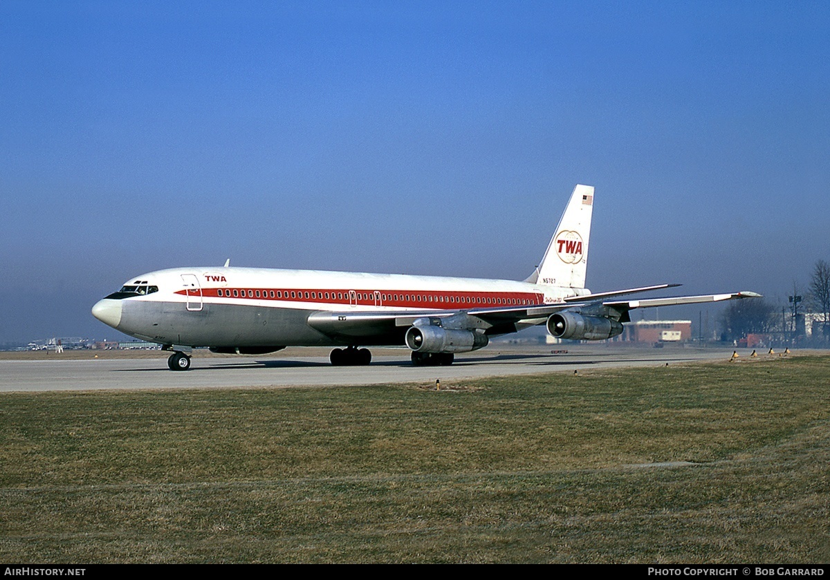 Aircraft Photo of N6727 | Boeing 707-131B | Trans World Airlines - TWA | AirHistory.net #32430
