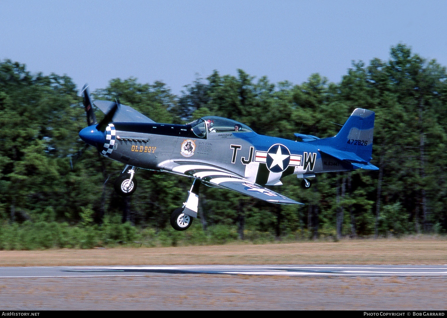 Aircraft Photo of N6344T / NL6344T / 472826 | North American P-51D Mustang | USA - Air Force | AirHistory.net #32435