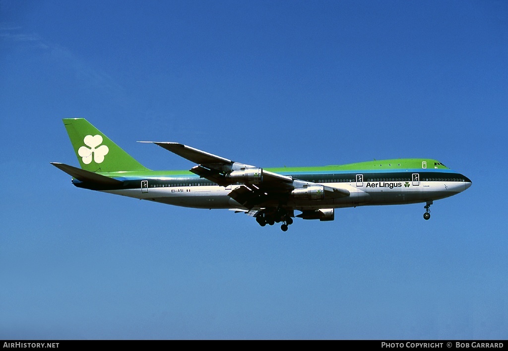 Aircraft Photo of EI-ASI | Boeing 747-148 | Aer Lingus | AirHistory.net #32442