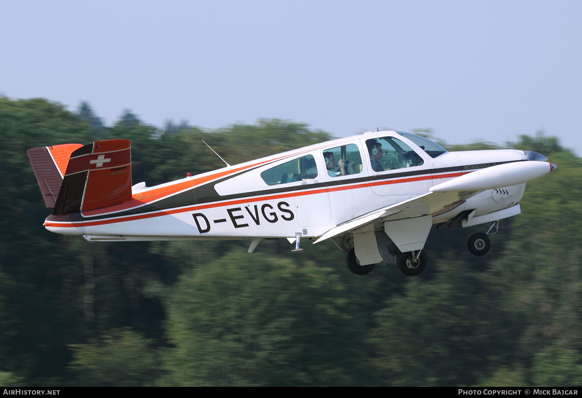Aircraft Photo of D-EVGS | Beech D35 Bonanza | AirHistory.net #32465