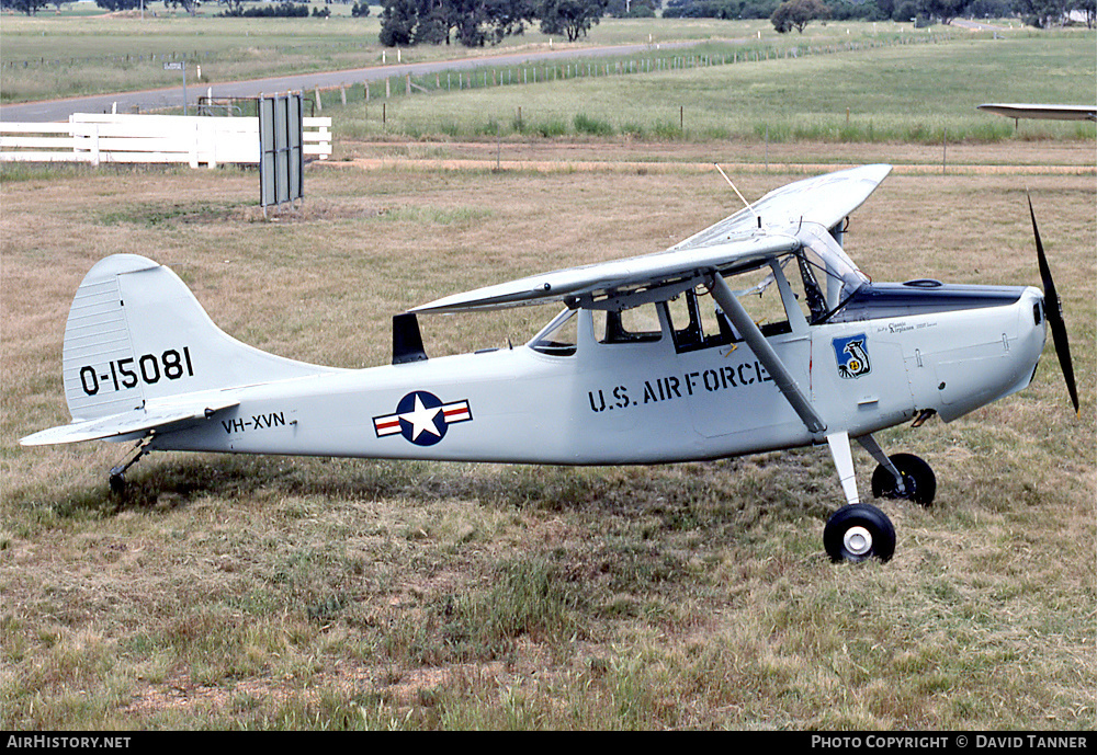 Aircraft Photo of VH-XVN / 0-15081 | Cessna O-1A Bird Dog (305A/L-19A) | USA - Air Force | AirHistory.net #32468