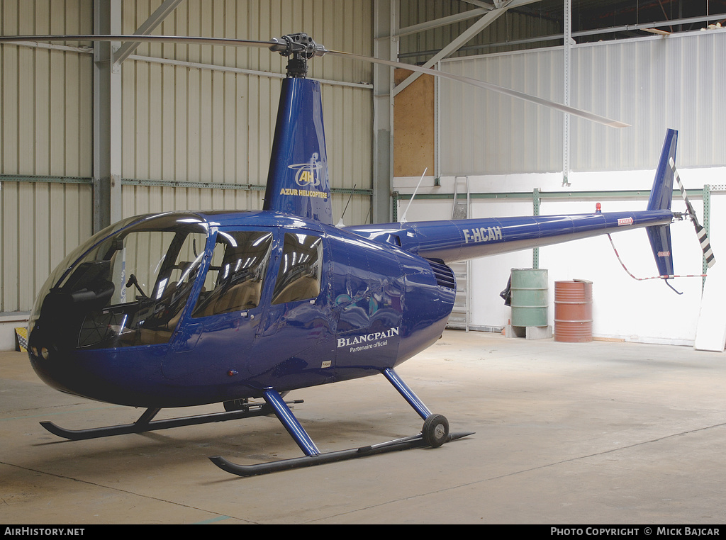 Aircraft Photo of F-HCAH | Robinson R-44 Raven II | Azur Helicoptere | AirHistory.net #32474