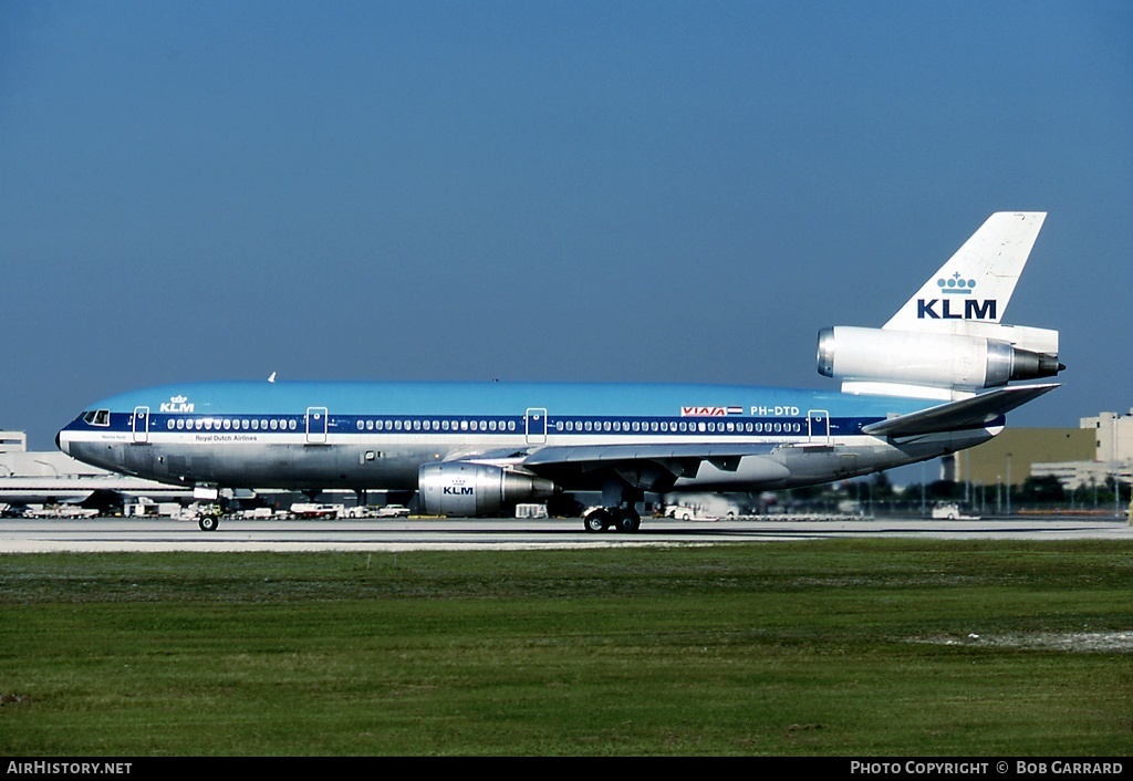 Aircraft Photo of PH-DTD | McDonnell Douglas DC-10-30 | KLM - Royal Dutch Airlines | AirHistory.net #32489