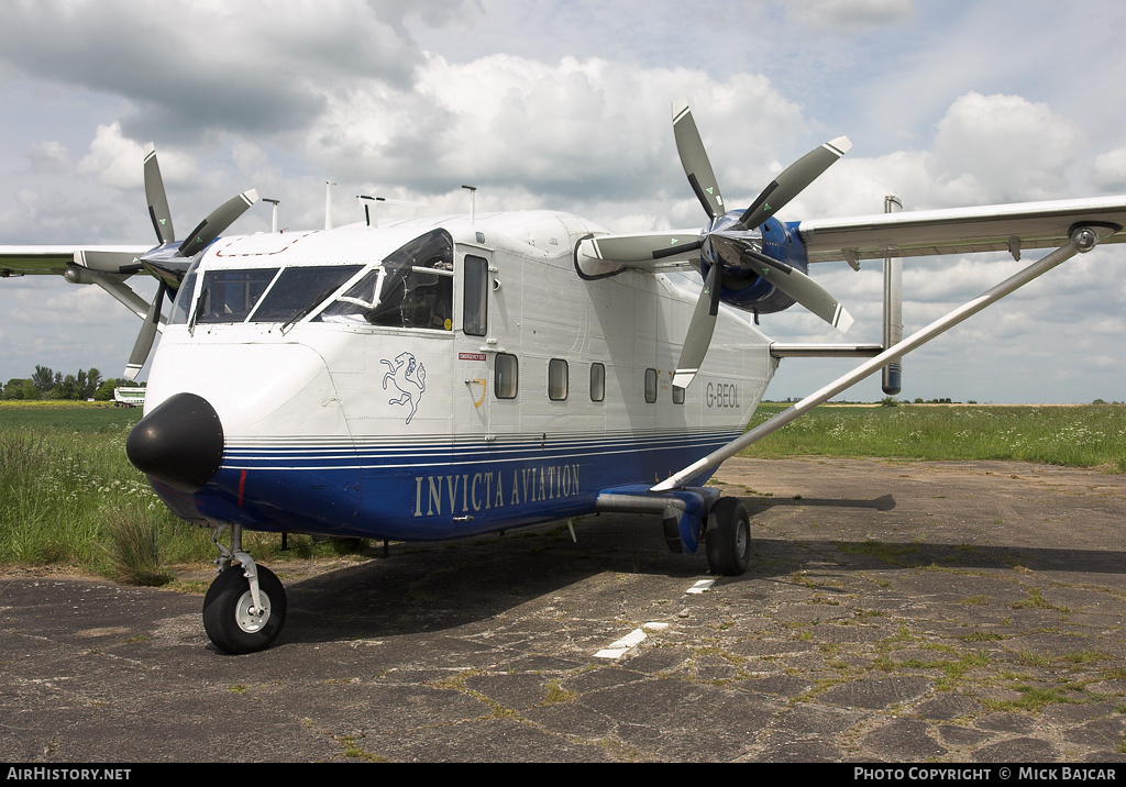 Aircraft Photo of G-BEOL | Short SC.7 Skyvan 3-100 | Invicta Aviation | AirHistory.net #32499