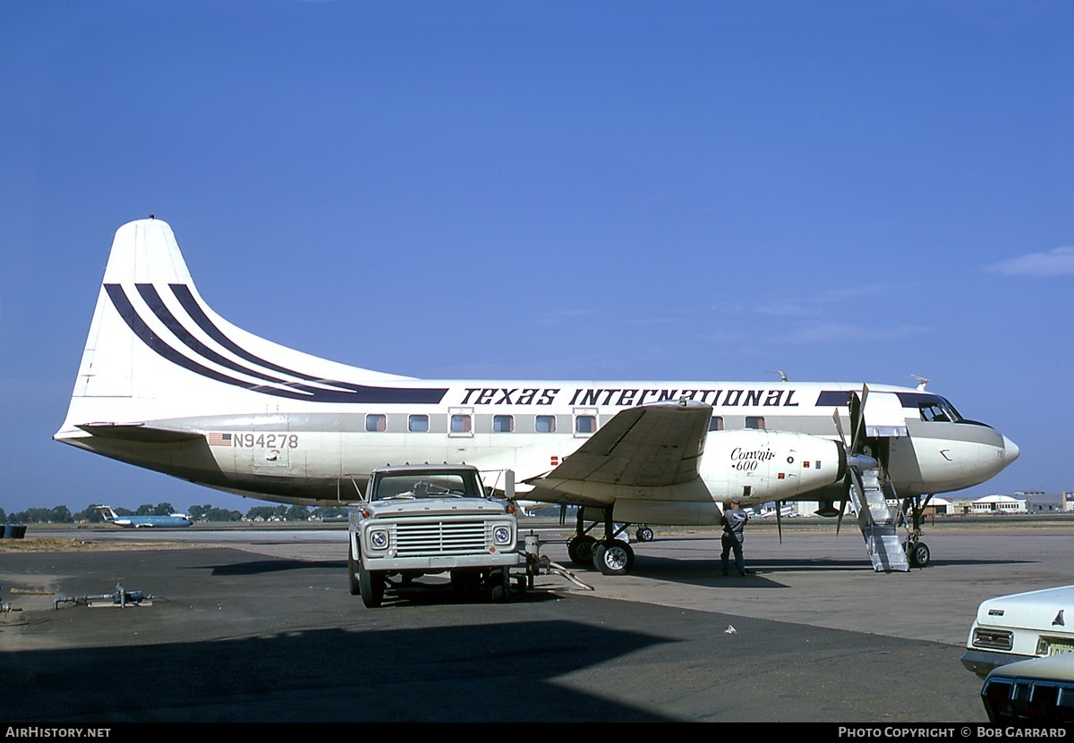 Aircraft Photo of N94278 | Convair 600 | Texas International Airlines | AirHistory.net #32503