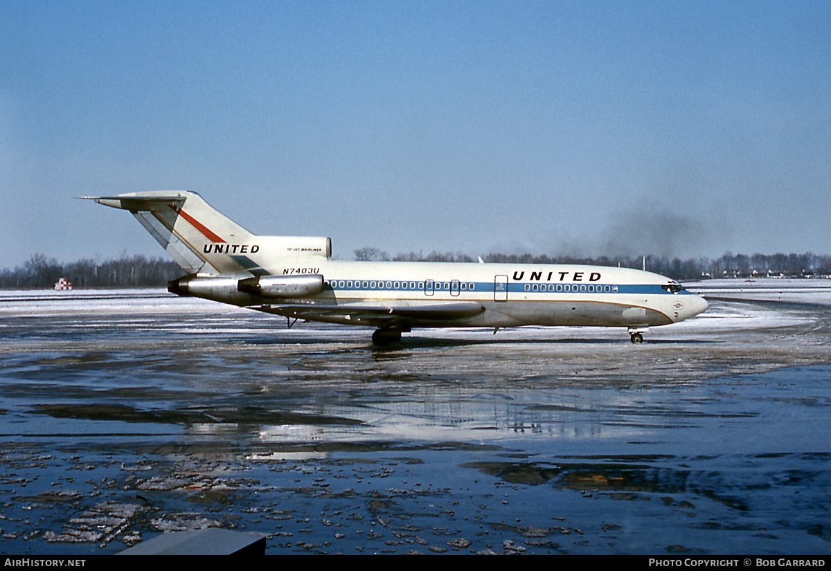 Aircraft Photo of N7403U | Boeing 727-22 | United Air Lines | AirHistory.net #32505