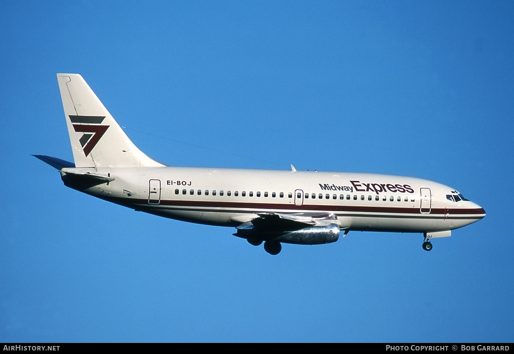 Aircraft Photo of EI-BOJ | Boeing 737-2L9/Adv | Midway Express | AirHistory.net #32538