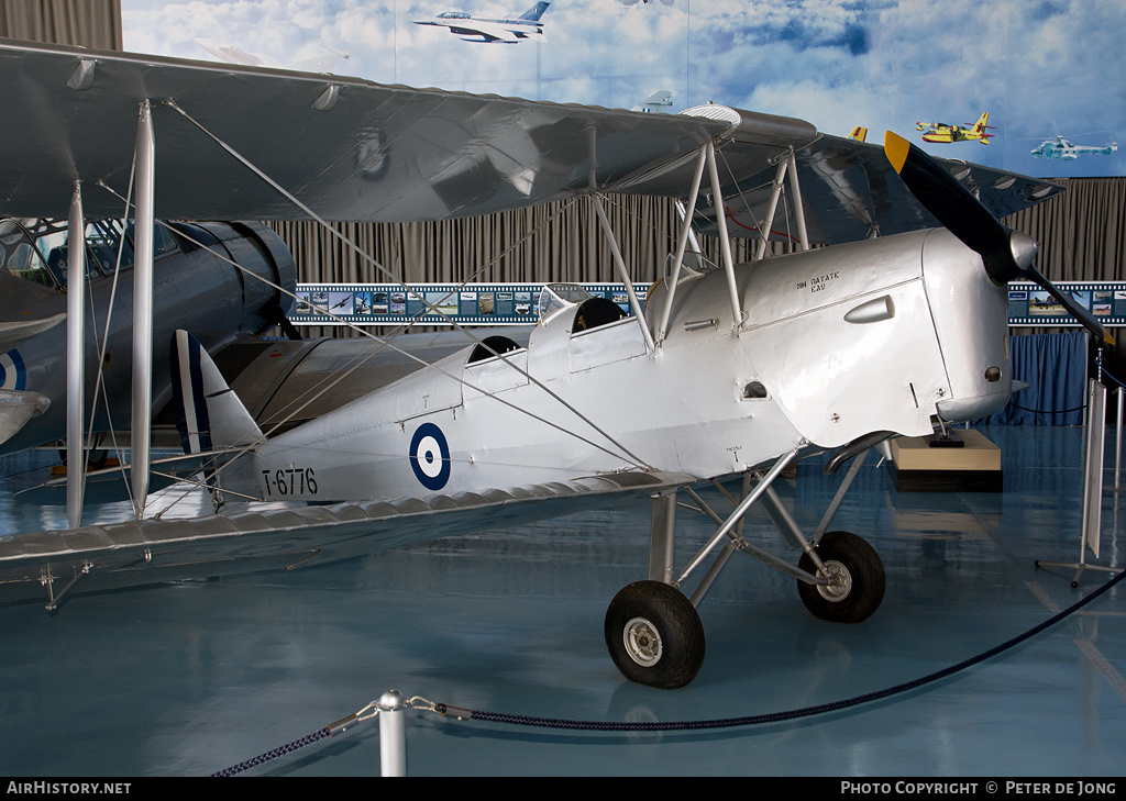 Aircraft Photo of T6776 | De Havilland D.H. 82A Tiger Moth II | Greece - Air Force | AirHistory.net #32540