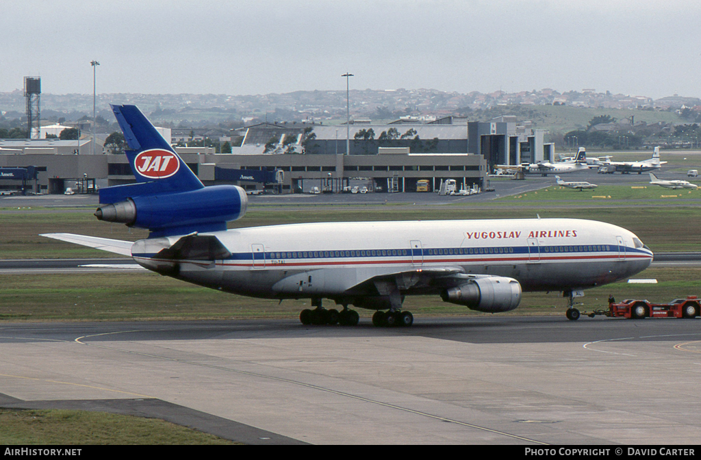 Aircraft Photo of TU-TAL | McDonnell Douglas DC-10-30 | JAT Yugoslav Airlines - Jugoslovenski Aerotransport | AirHistory.net #32578