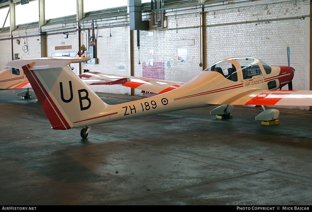 Aircraft Photo of ZH189 | Grob G-109B Vigilant T1 | UK - Air Force | AirHistory.net #32581