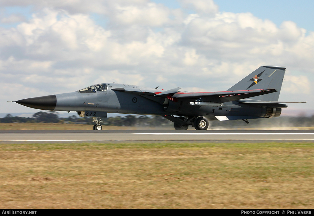 Aircraft Photo of A8-272 | General Dynamics F-111G Aardvark | Australia - Air Force | AirHistory.net #32616