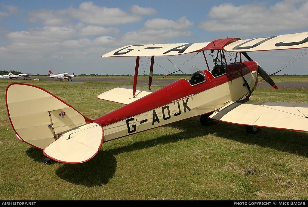 Aircraft Photo of G-AOJK | De Havilland D.H. 82A Tiger Moth II | AirHistory.net #32664