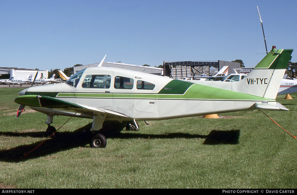 Aircraft Photo of VH-TYC | Beech A23-24 Musketeer Super III | AirHistory.net #32675