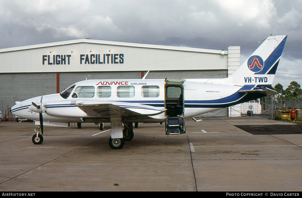 Aircraft Photo of VH-TWD | Piper PA-31-350 Navajo Chieftain | Advance Airlines | AirHistory.net #32676
