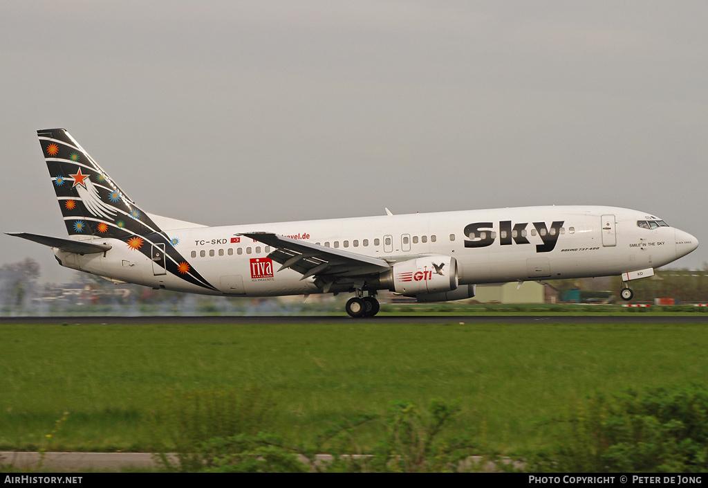 Aircraft Photo of TC-SKD | Boeing 737-4Q8 | Sky Airlines | AirHistory.net #32693