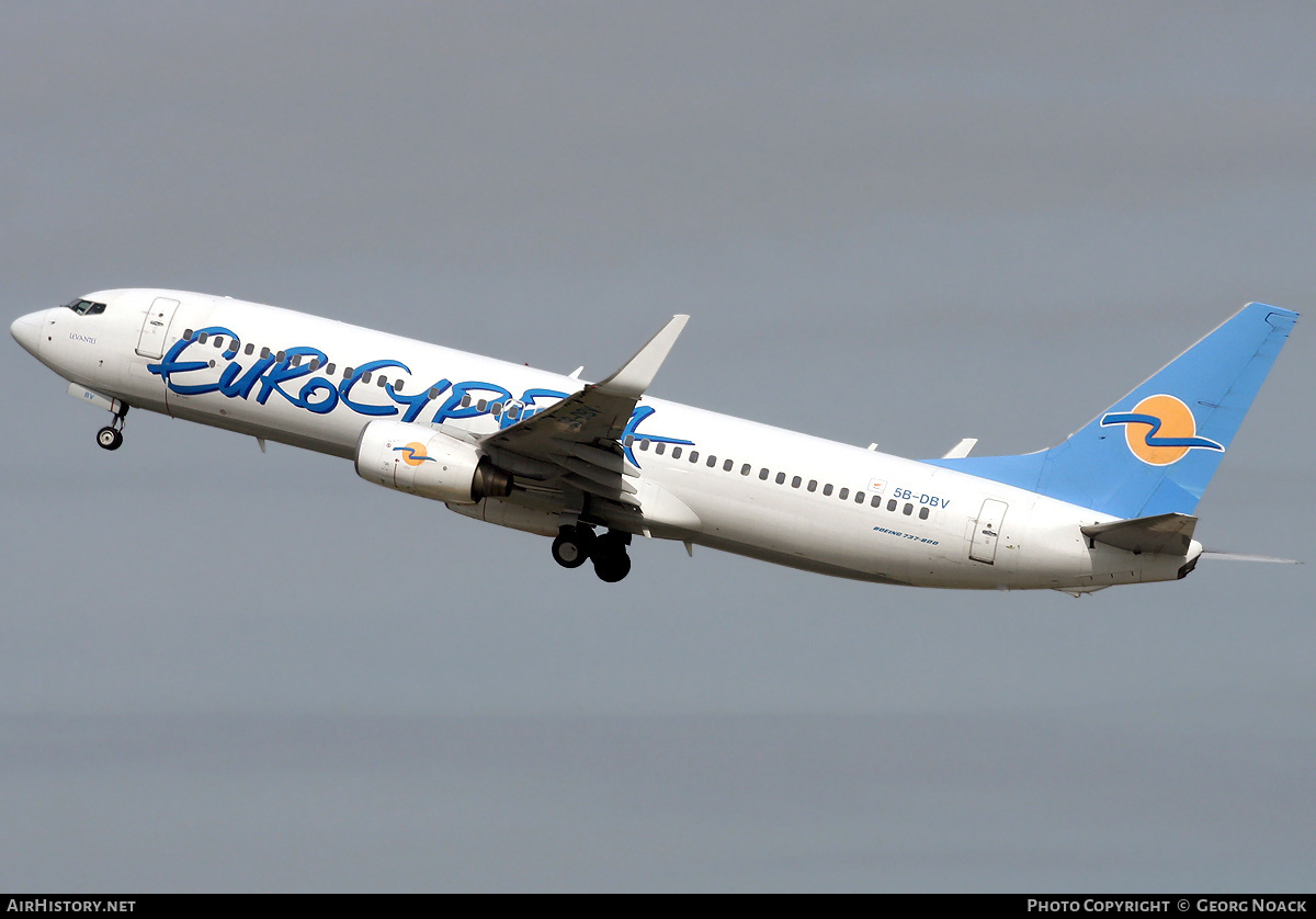 Aircraft Photo of 5B-DBV | Boeing 737-8Q8 | Eurocypria Airlines | AirHistory.net #32694