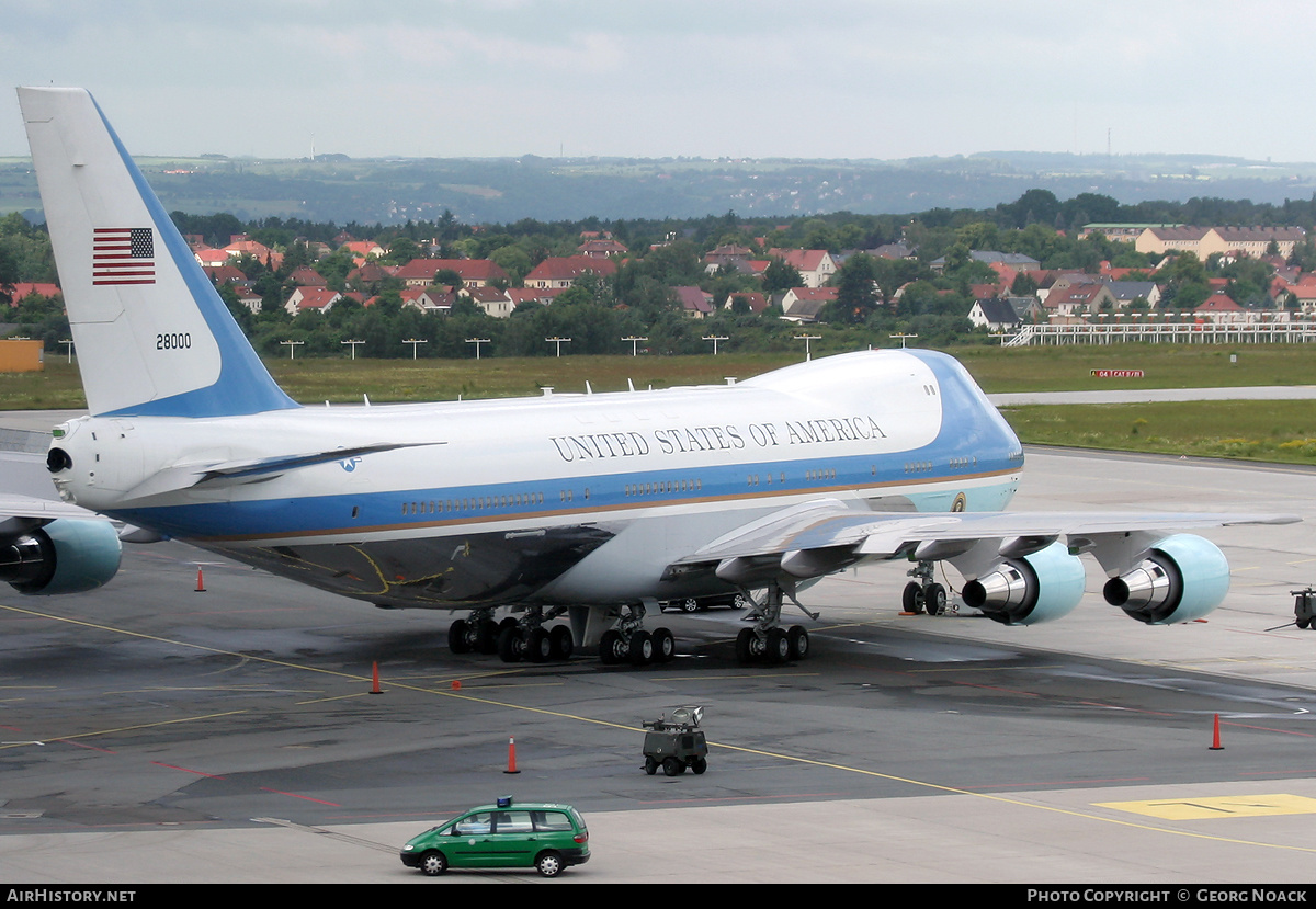 Aircraft Photo of 82-8000 / 28000 | Boeing VC-25A (747-2G4B) | USA - Air Force | AirHistory.net #32700