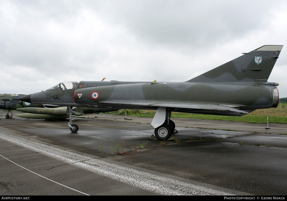 Aircraft Photo of 587 | Dassault Mirage IIIE | France - Air Force | AirHistory.net #32704