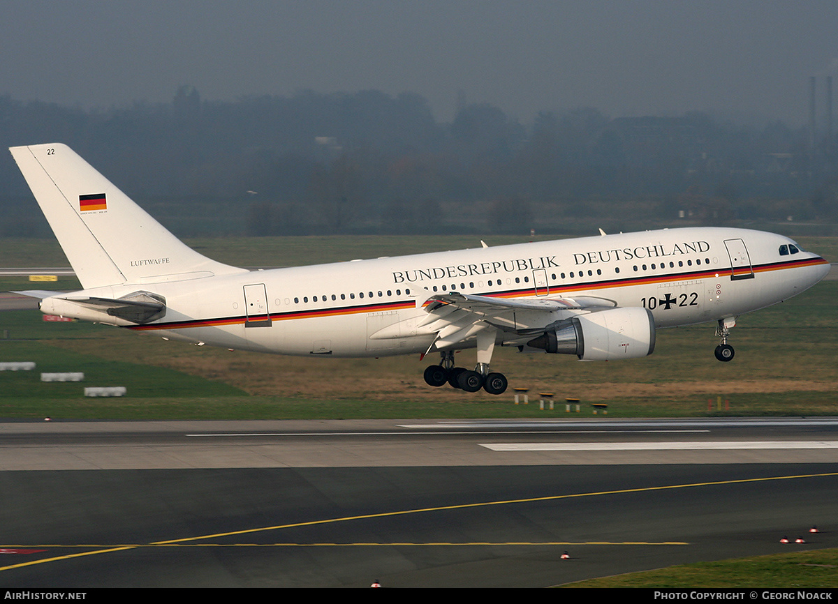 Aircraft Photo of 1022 | Airbus A310-304 | Germany - Air Force | AirHistory.net #32709