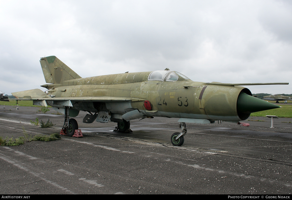 Aircraft Photo of 2453 | Mikoyan-Gurevich MiG-21bis | Germany - Air Force | AirHistory.net #32716