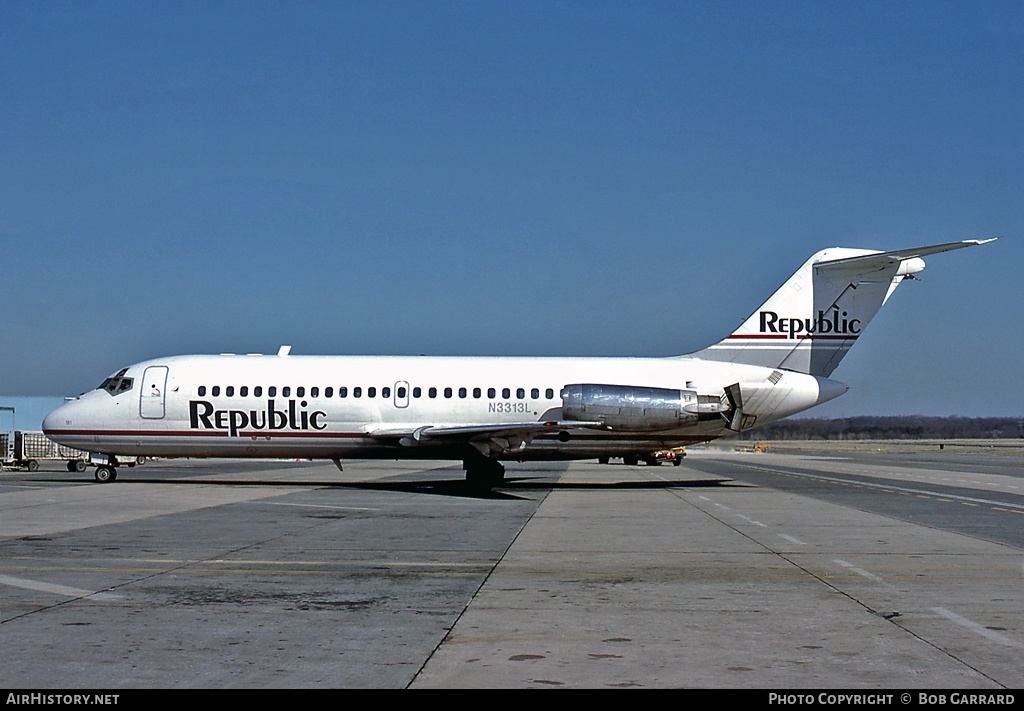 Aircraft Photo of N3313L | Douglas DC-9-14 | Republic Airlines | AirHistory.net #32739