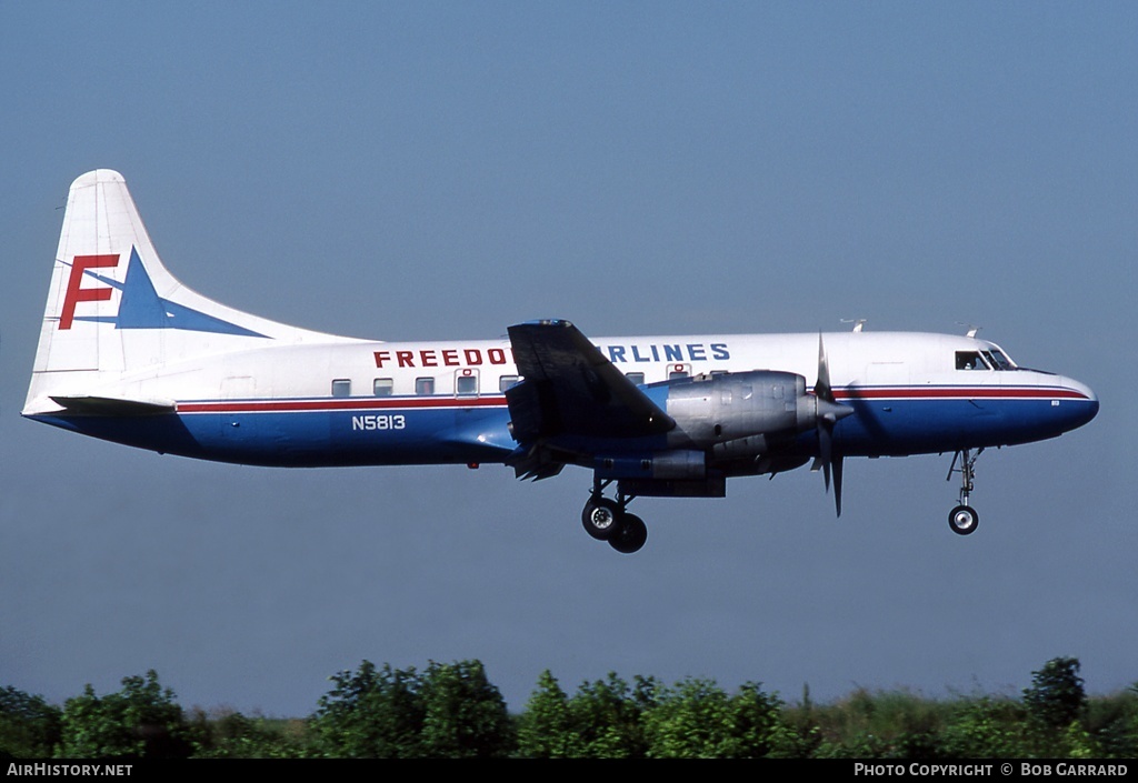 Aircraft Photo of N5813 | Convair 580 | Freedom Airlines | AirHistory.net #32740