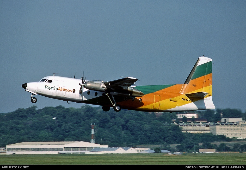 Aircraft Photo of N142PM | Fokker F27-100 Friendship | Pilgrim Airlines | AirHistory.net #32746