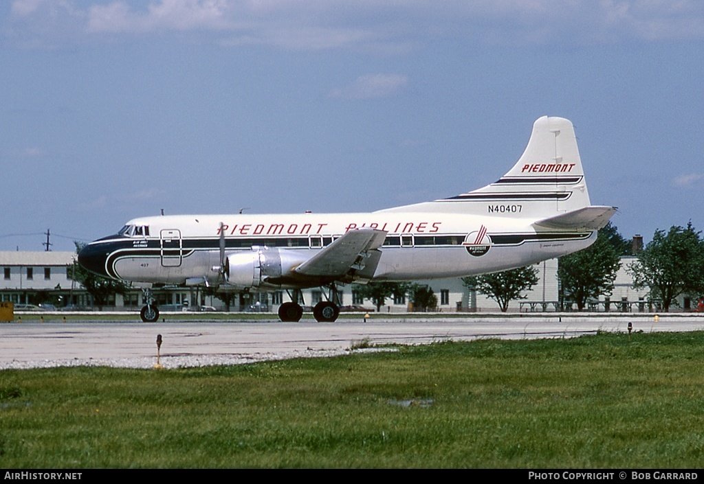 Aircraft Photo of N40407 | Martin 404 | Piedmont Airlines | AirHistory.net #32756