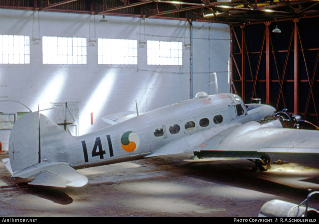 Aircraft Photo of 141 | Avro 652A Anson C19/2 | Ireland - Air Force | AirHistory.net #32781