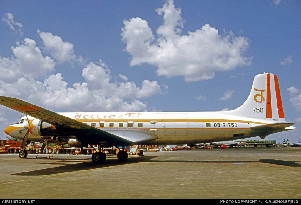 Aircraft Photo of OB-R-750 | Douglas DC-6B(F) | Faucett | AirHistory.net #32784