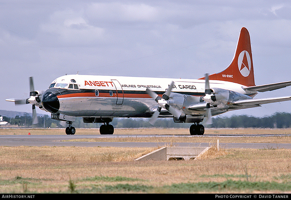 Aircraft Photo of VH-RMC | Lockheed L-188A(F) Electra | Ansett Airlines of Australia Air Cargo | AirHistory.net #32798