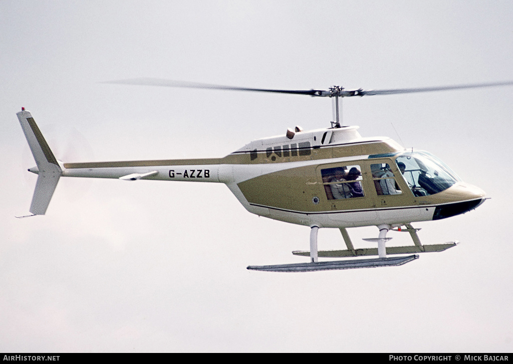 Aircraft Photo of G-AZZB | Bell AB-206B JetRanger II | AirHistory.net #32801