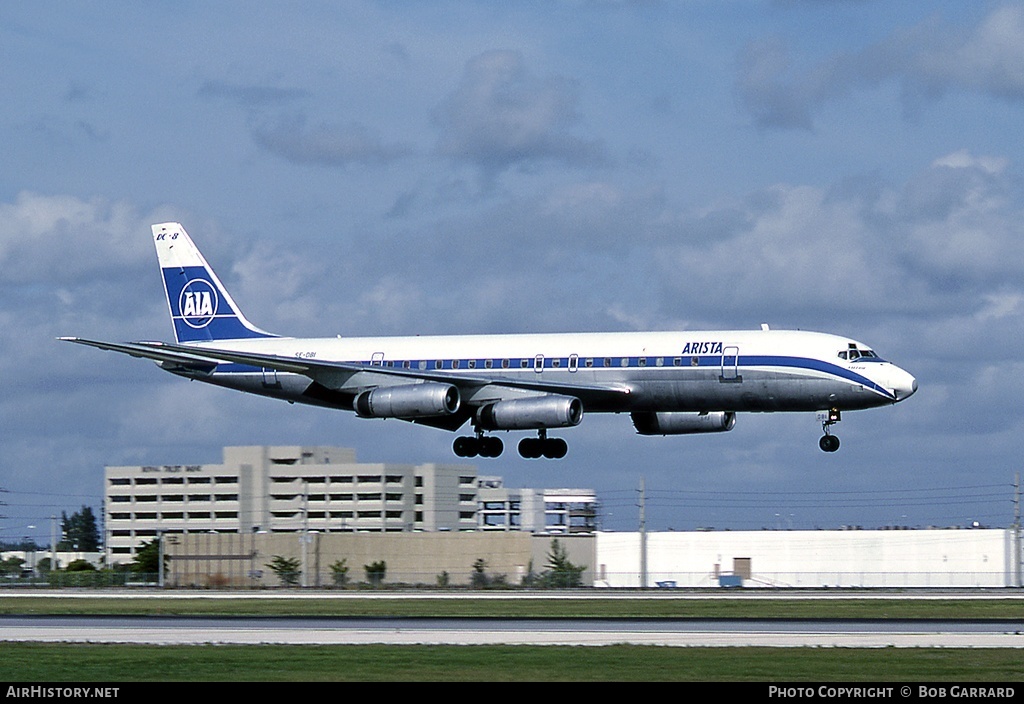 Aircraft Photo of SE-DBI | McDonnell Douglas DC-8-62CF | Arista International Airlines - AIA | AirHistory.net #32807