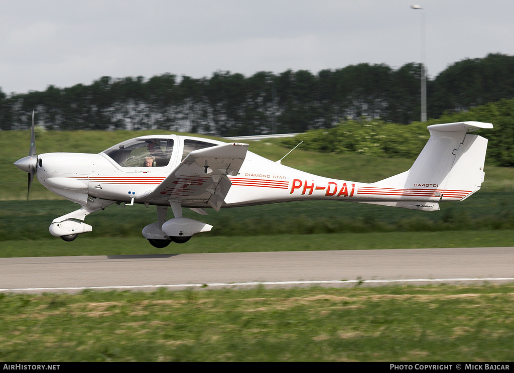 Aircraft Photo of PH-DAI | Diamond DA40D Diamond Star TDI | AirHistory.net #32821